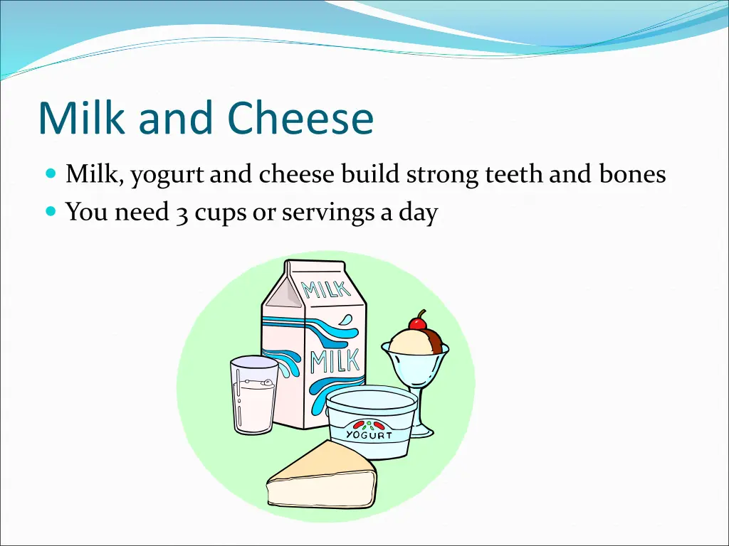 milk and cheese