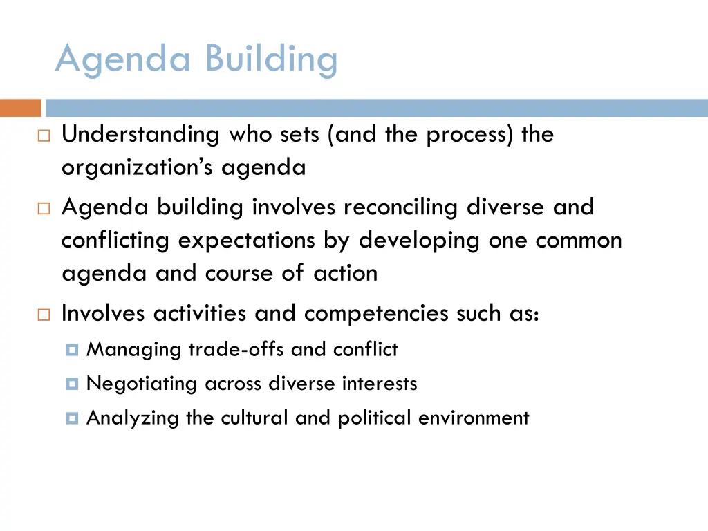 agenda building 1