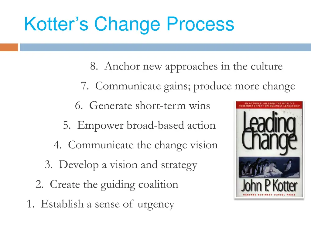 kotter s change process