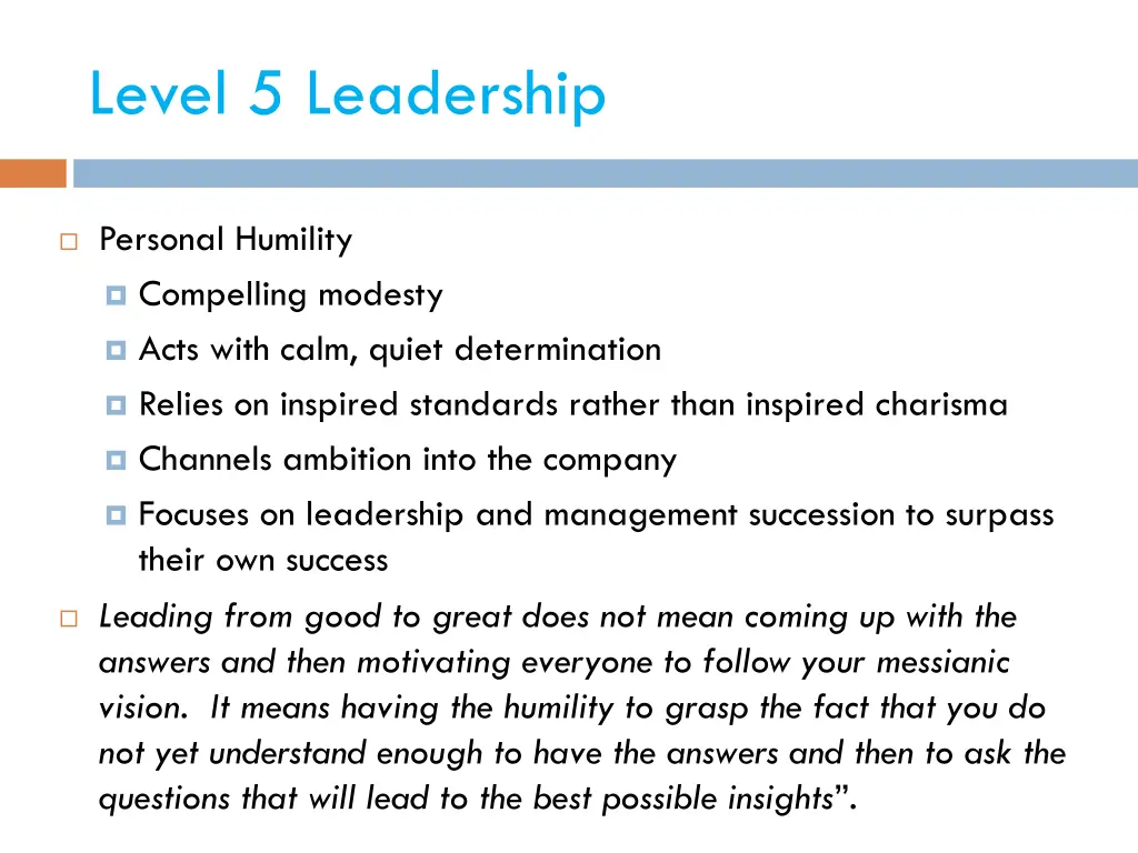 level 5 leadership 3