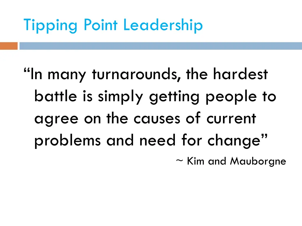 tipping point leadership