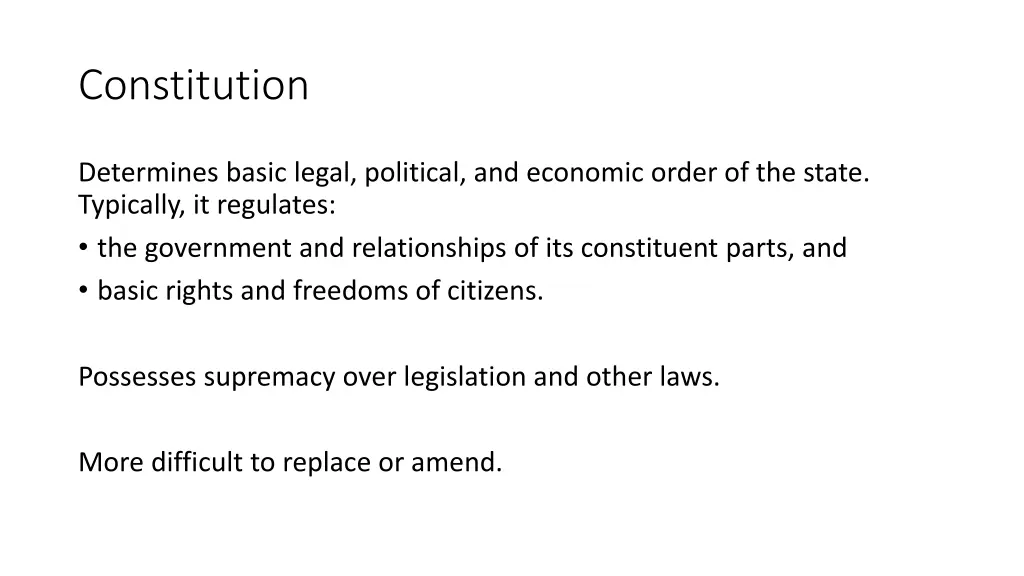 constitution