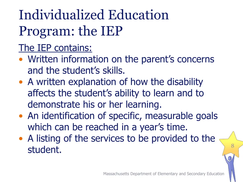 individualized education program