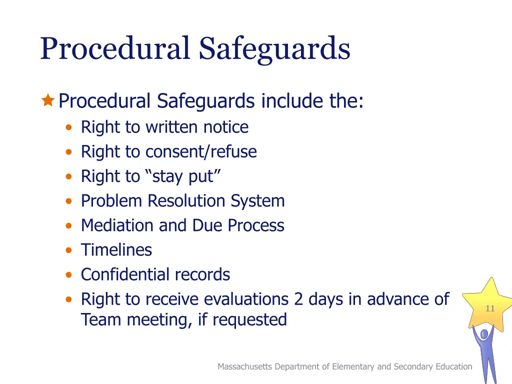 procedural safeguards