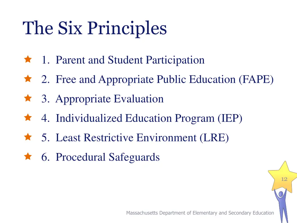 the six principles