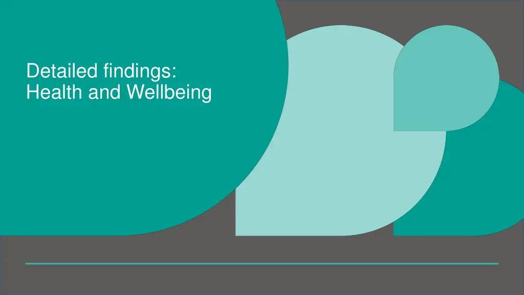 detailed findings health and wellbeing