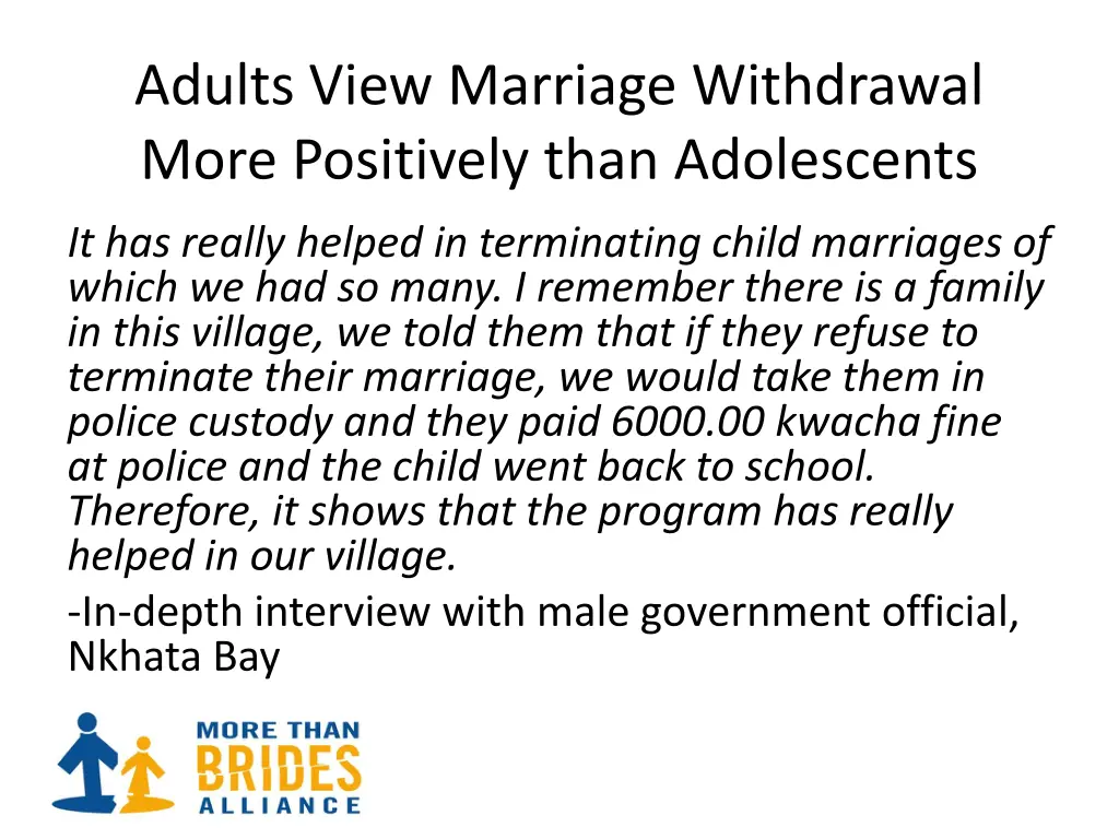 adults view marriage withdrawal more positively