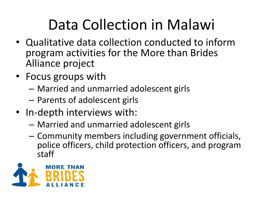 data collection in malawi