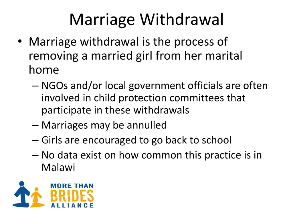 marriage withdrawal marriage withdrawal