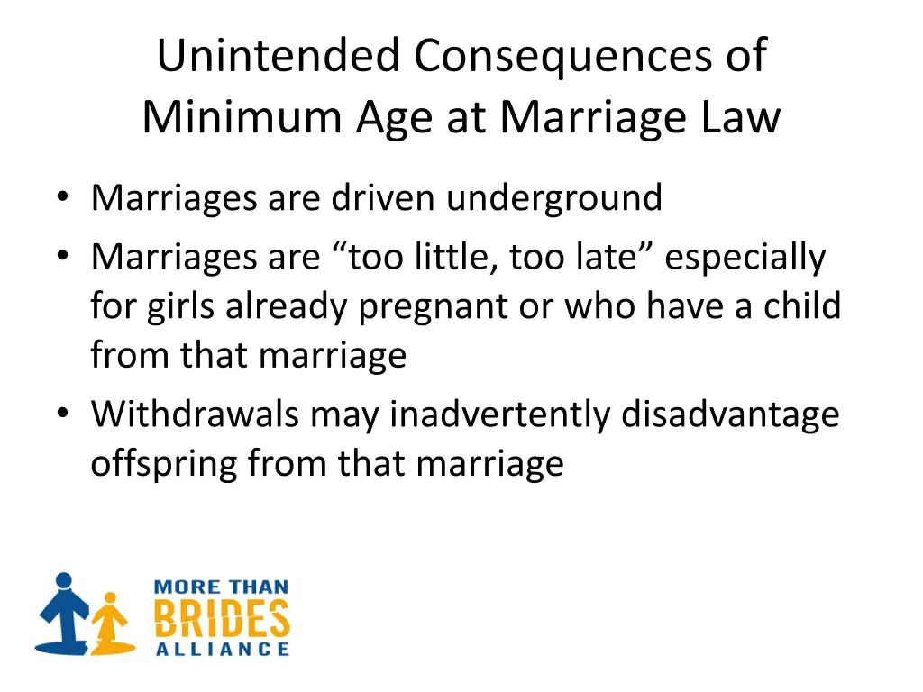 unintended consequences of minimum