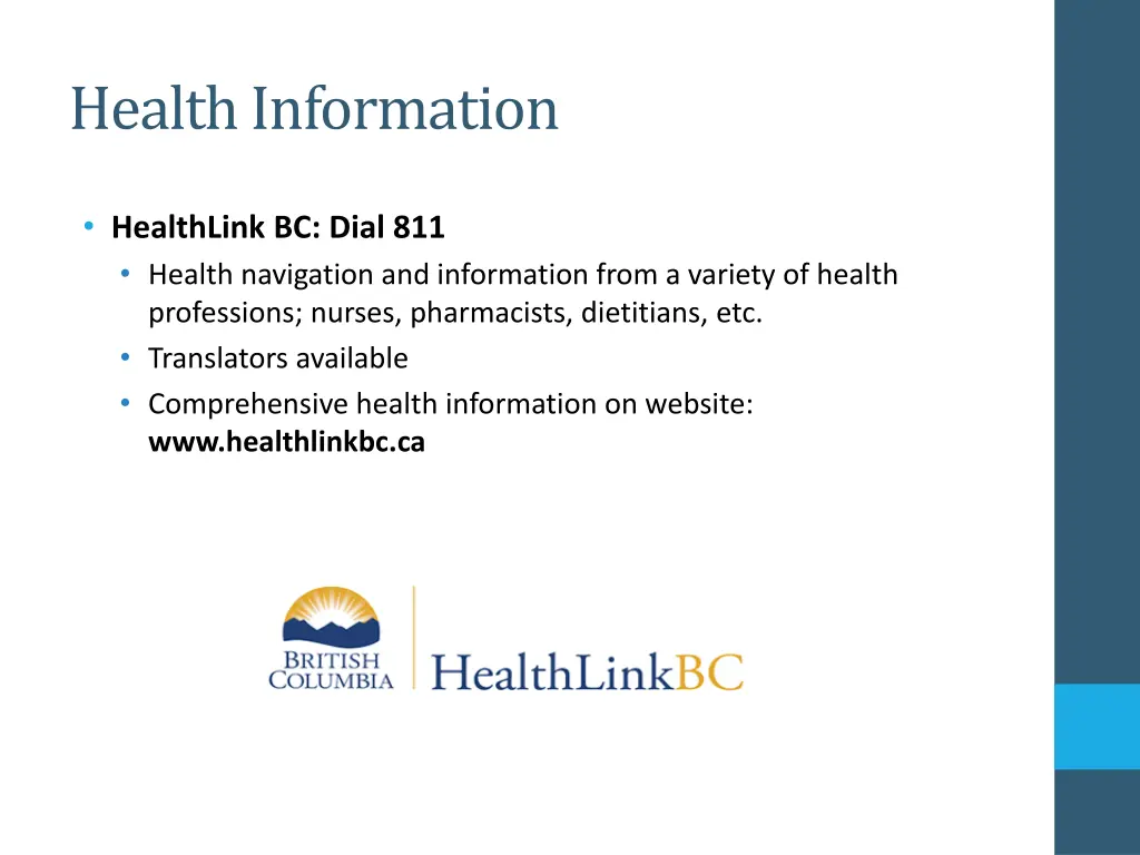 health information