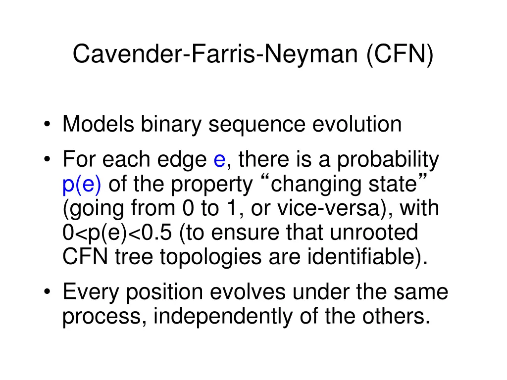 cavender farris neyman cfn