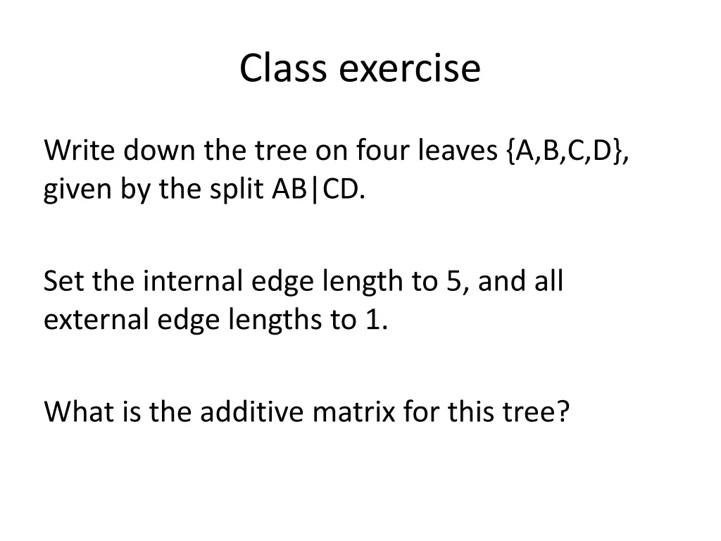 class exercise 3