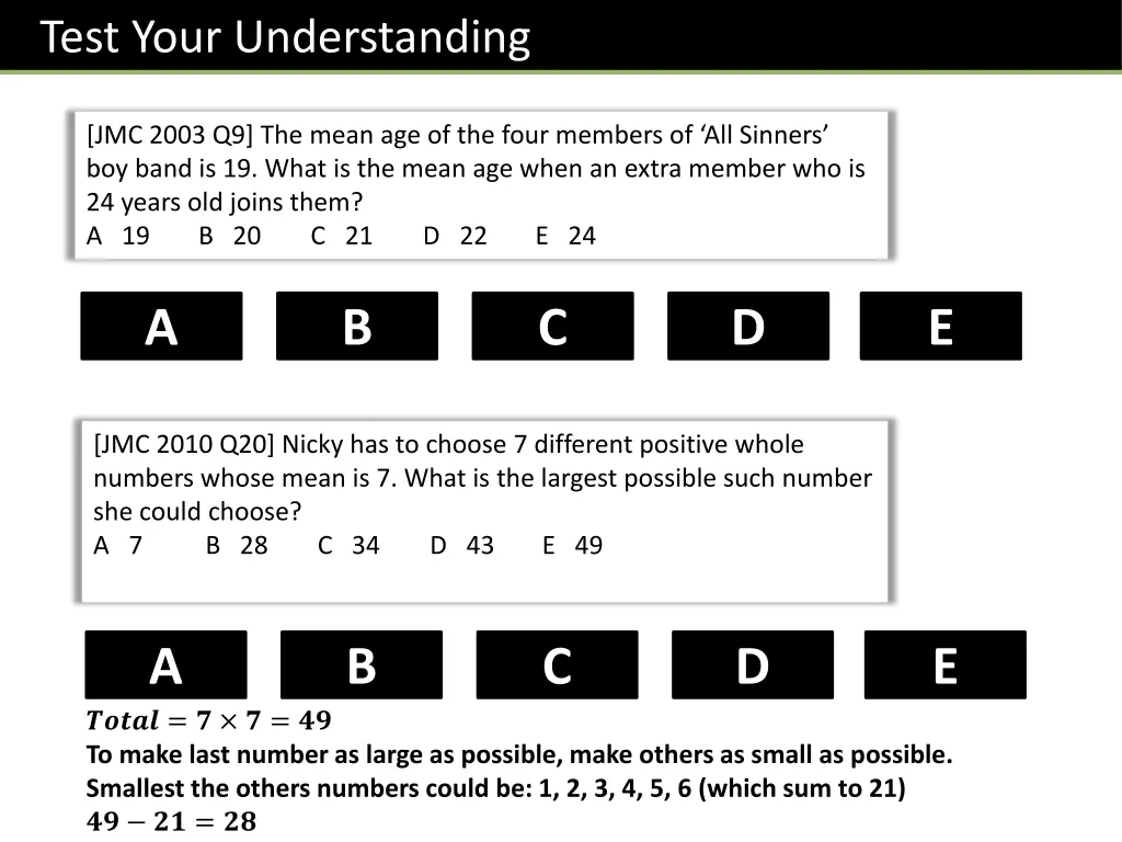 test your understanding 1