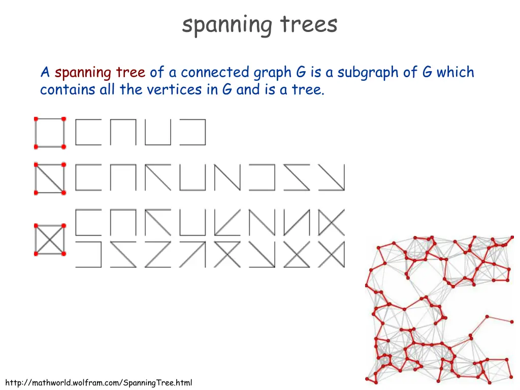 spanning trees