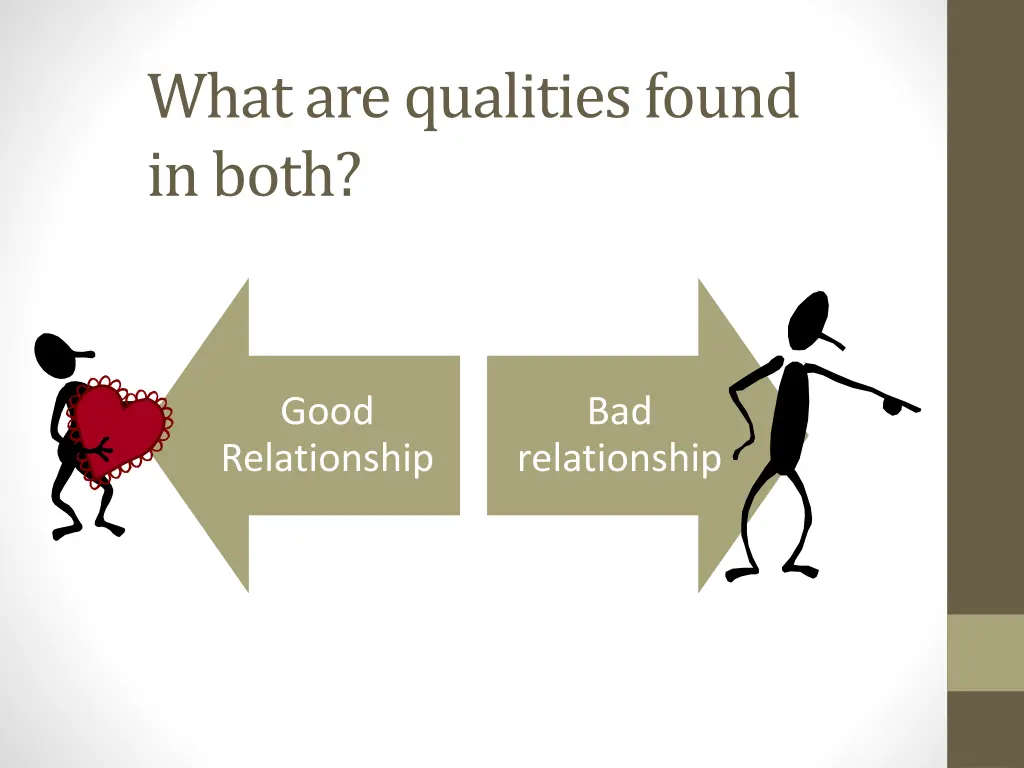 what are qualities found in both