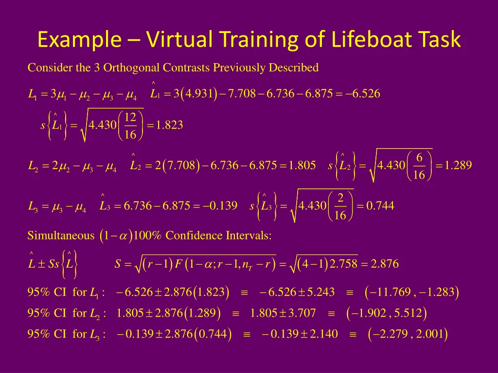 example virtual training of lifeboat task 4