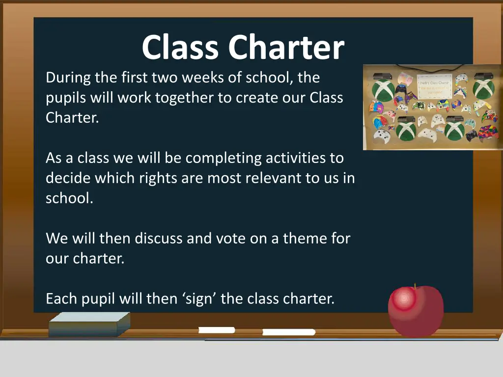 class charter during the first two weeks