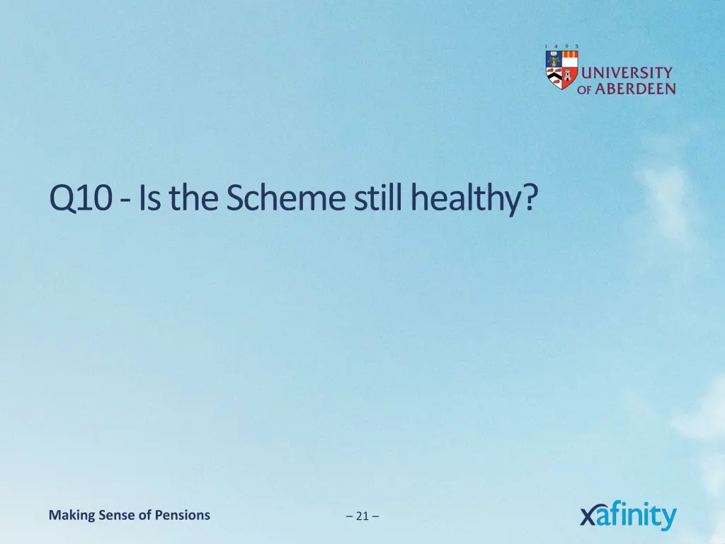 q10 is the scheme still healthy