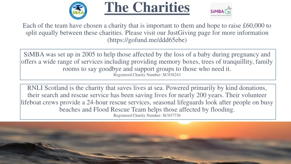 the charities