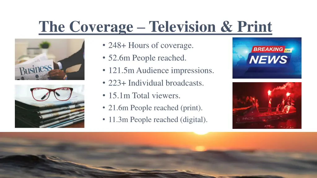 the coverage television print