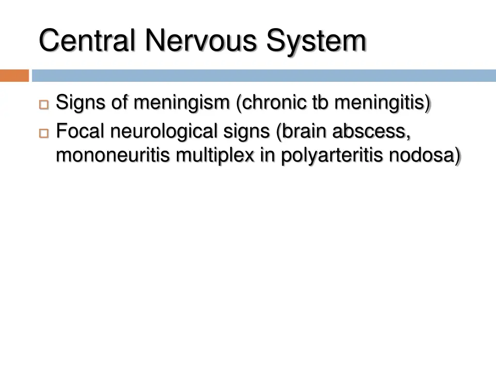 central nervous system