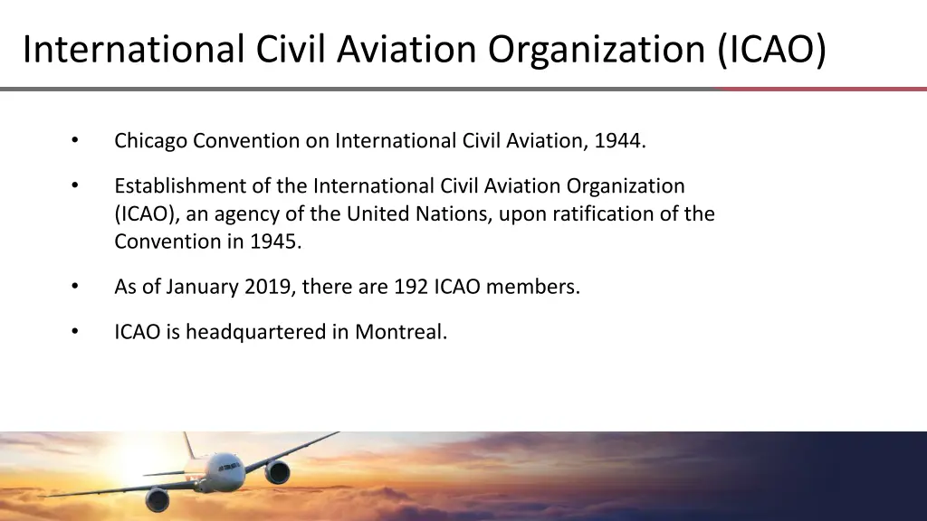 international civil aviation organization icao