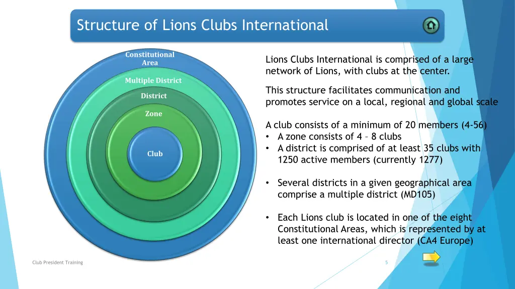 structure of lions clubs international