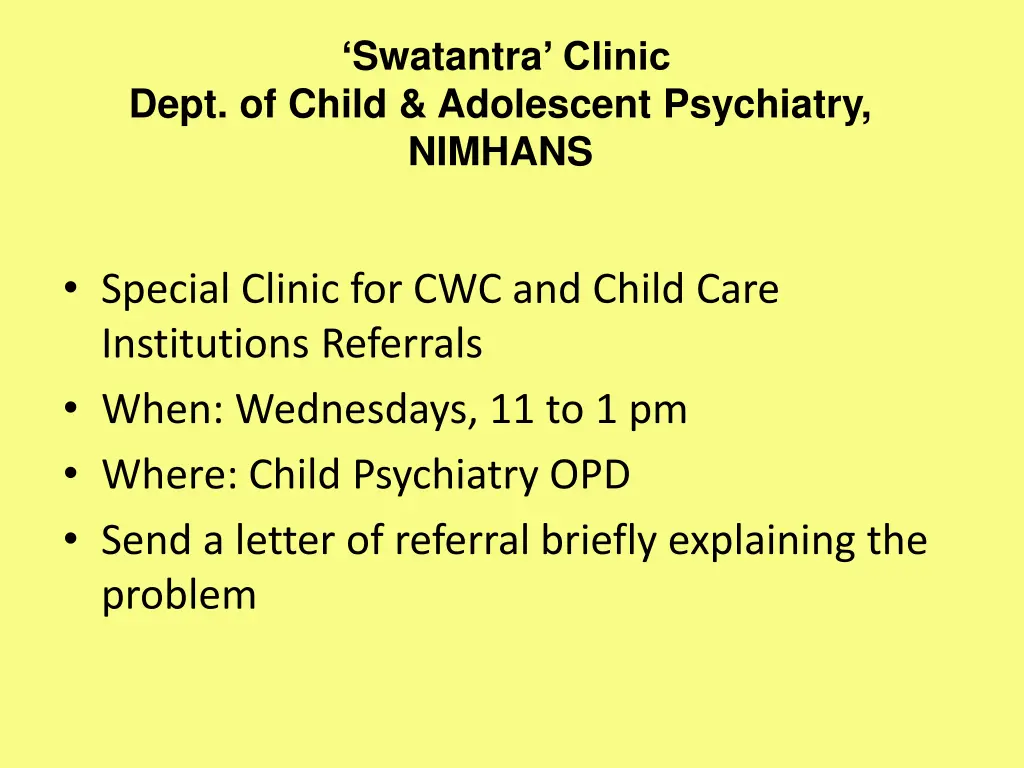 swatantra clinic