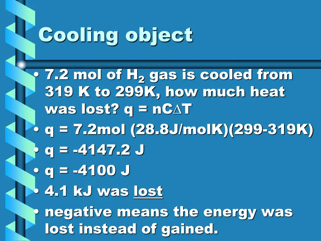 cooling object 1