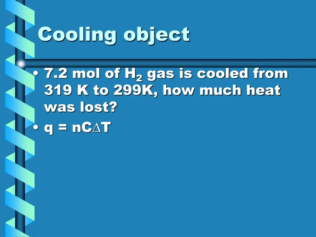 cooling object