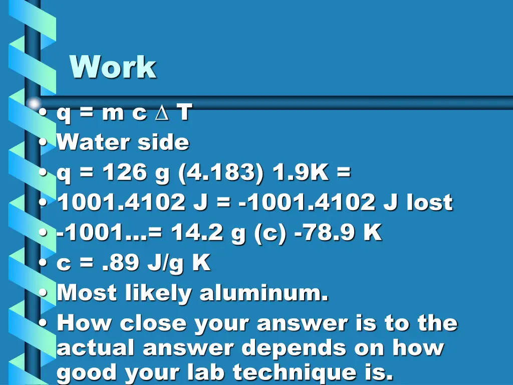 work q m c t water side q 126 g 4 183 1 9k 1001