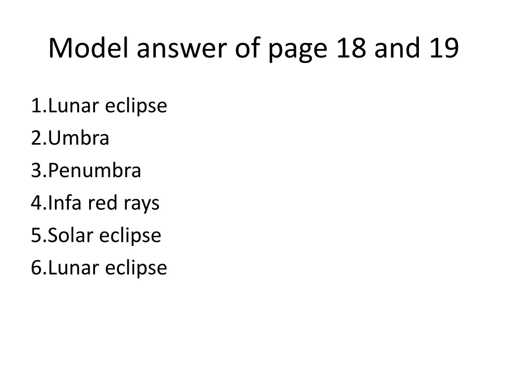 model answer of page 18 and 19