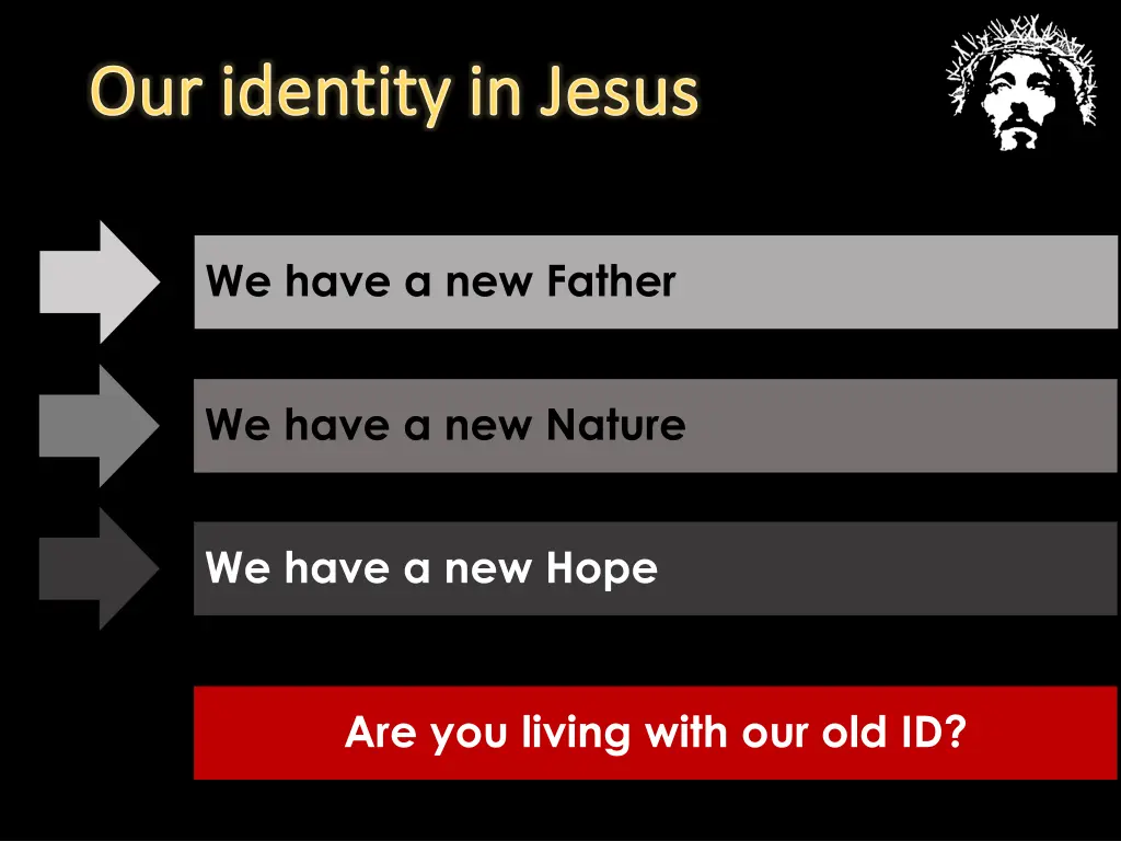 our identity in jesus our identity in jesus