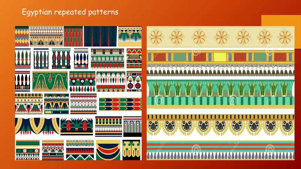 egyptian repeated patterns