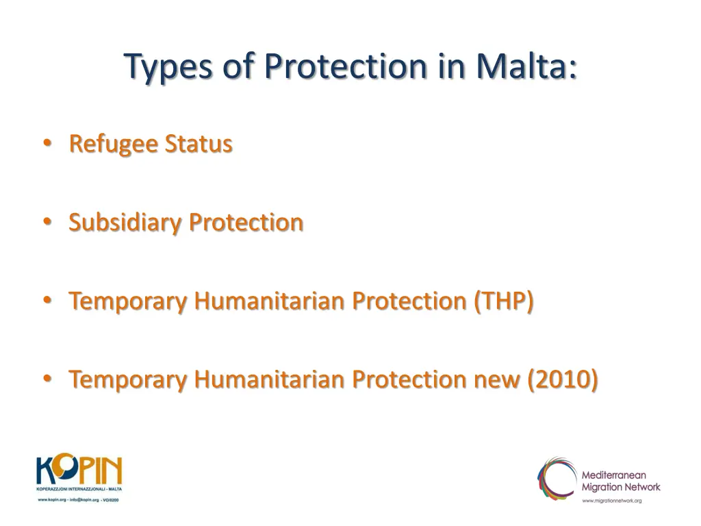 types of protection in malta