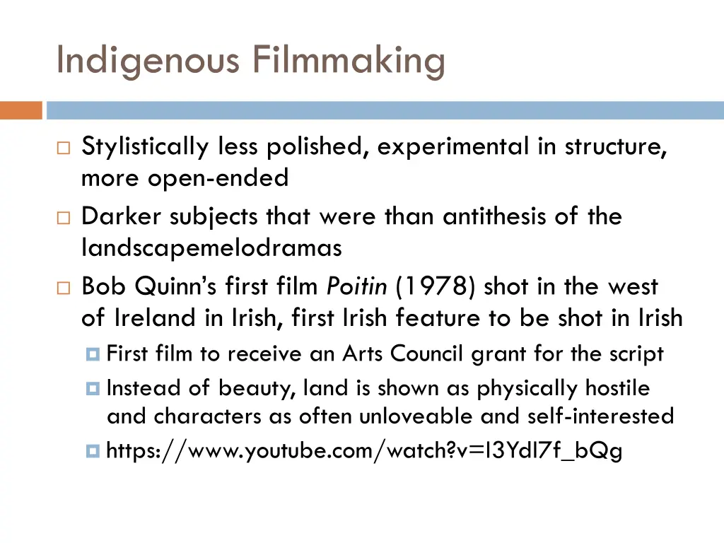 indigenous filmmaking