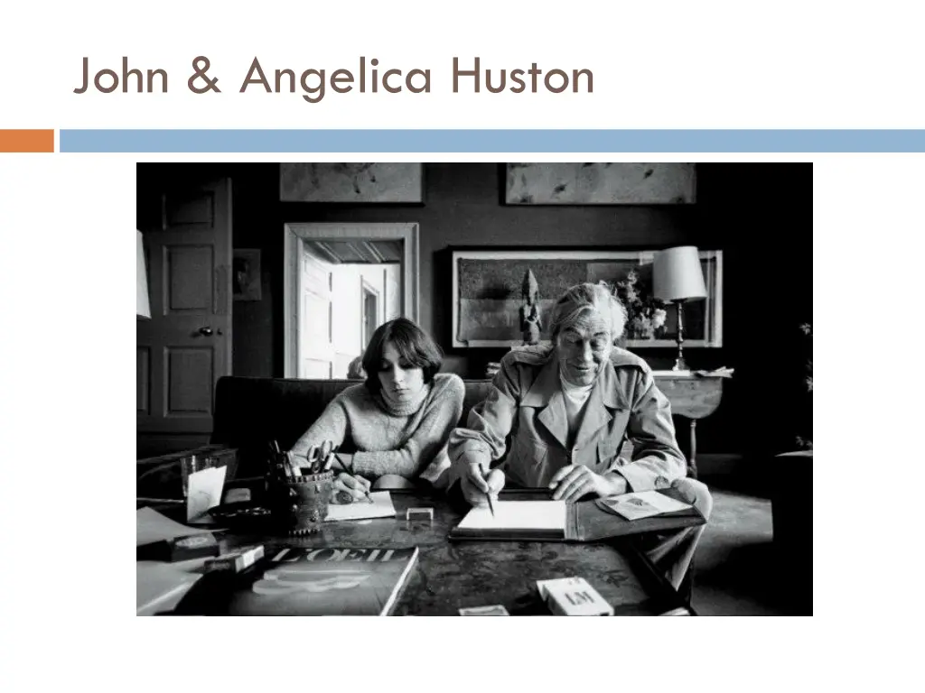 john angelica huston