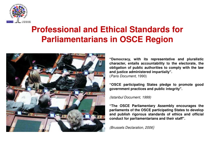 professional and ethical standards