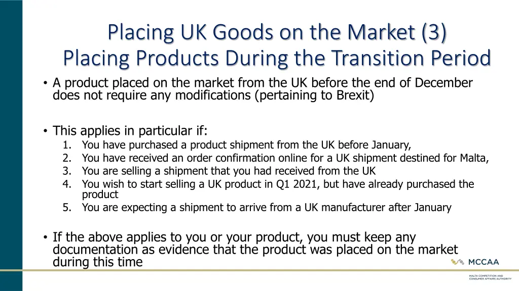 placing uk goods on the market 3 placing products