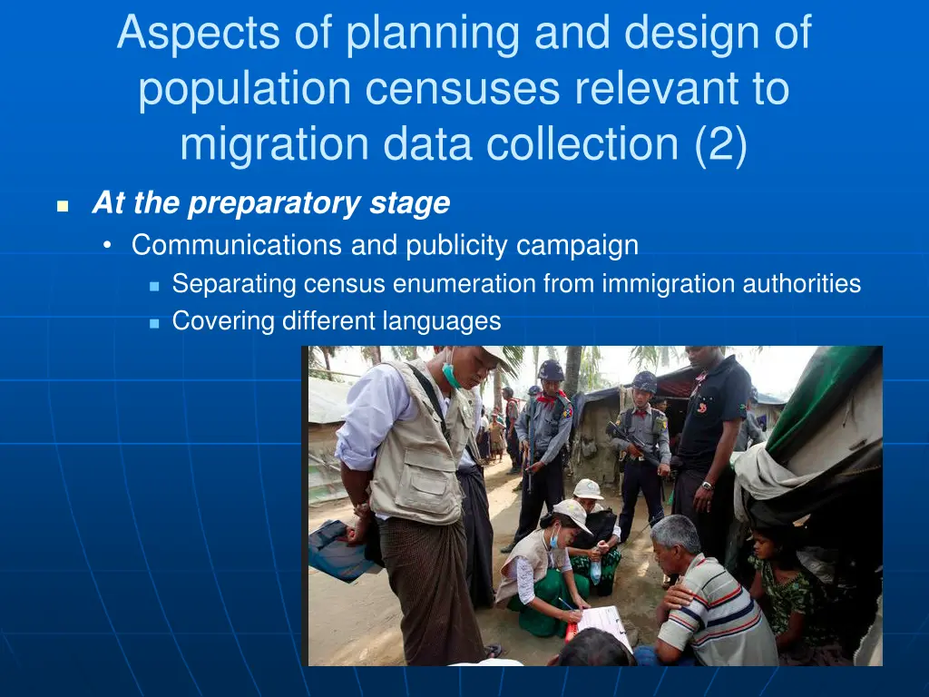 aspects of planning and design of population 1