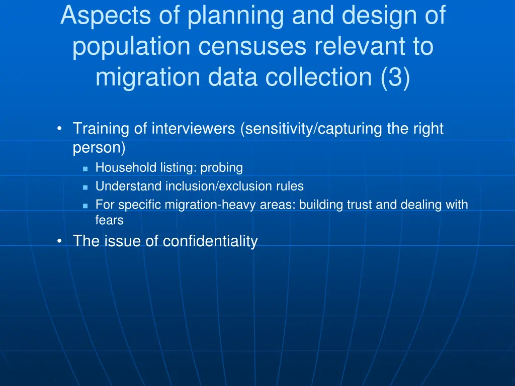 aspects of planning and design of population 2