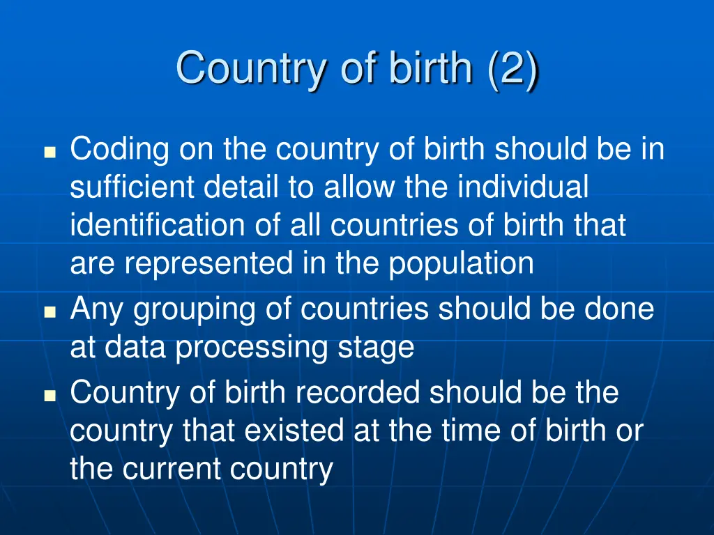 country of birth 2