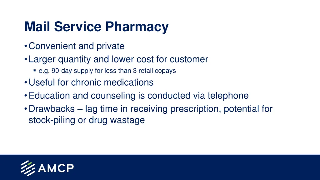 mail service pharmacy