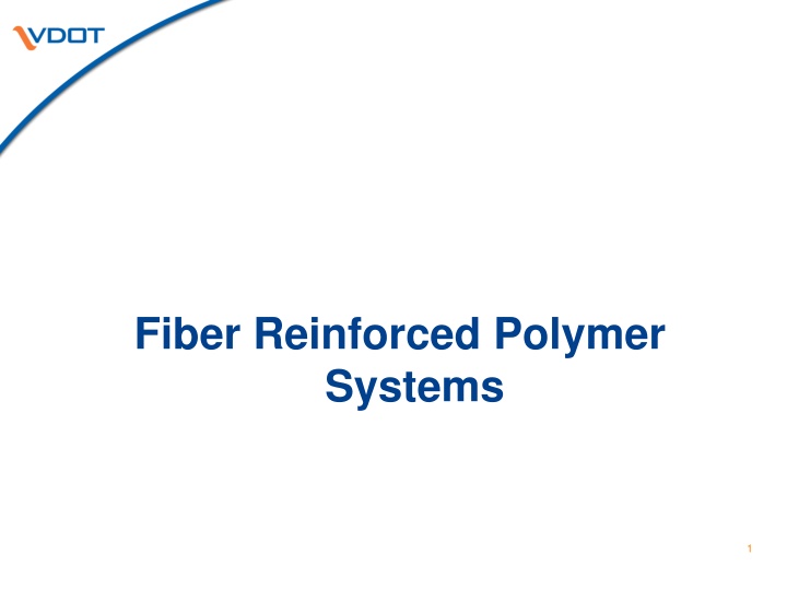 fiber reinforced polymer systems