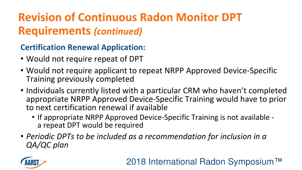 revision of continuous radon monitor 1