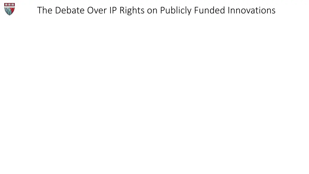 the debate over ip rights on publicly funded