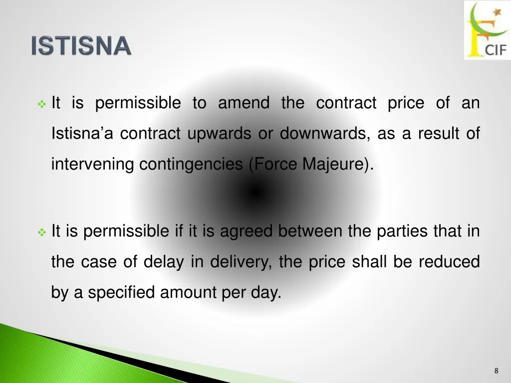 it is permissible to amend the contract price