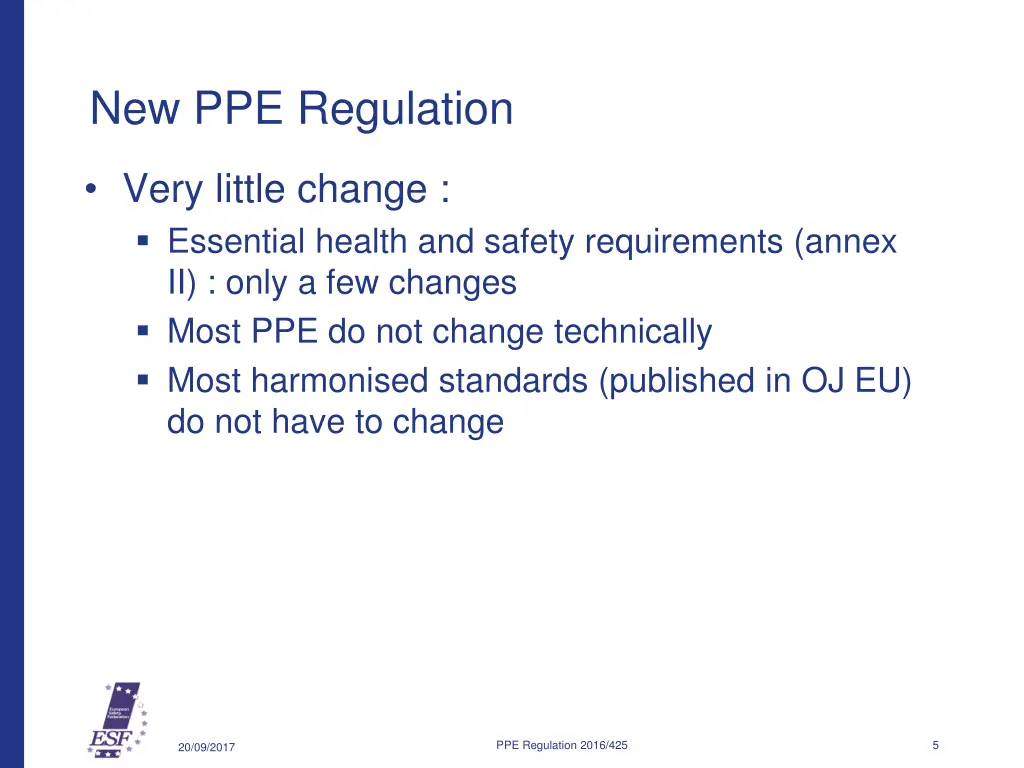 new ppe regulation 2