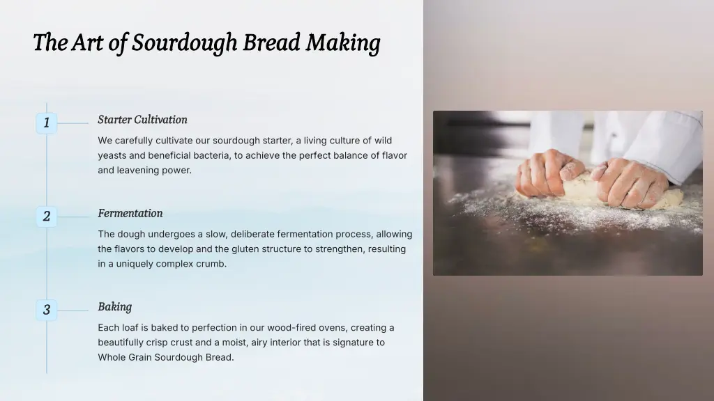 the art of sourdough bread making